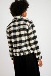 CHAYTON JOSHUA Black checkered jacket