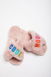 URIEL NAYELI pink slippers