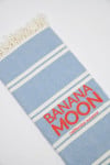 Springplank halsband voor het geval dat Yzia Marbella blauwe wikkeldoek| Banana Moon® | Banana Moon ®