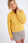 Maglione da donna giallo con zip Sidley Choctaw