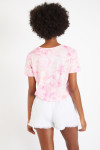 Clovis Palmbeach women's pink tie-dye T-shirt