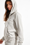 Chaqueta de terciopelo gris FRESCO SEALAKE