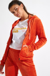 Chaqueta de terciopelo naranja FRESCO SEALAKE