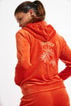 Chaqueta de terciopelo naranja FRESCO SEALAKE