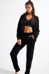 KEENAN SEALAKE black velvet trousers