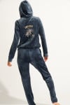 KEENAN SEALAKE blue velvet trousers