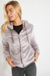 TIHANA CATLAND purple hooded fleece