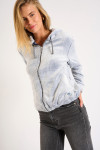 Blauwe fleece met capuchon TIHANA CATLAND