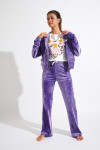 Pantalon en velours violet JOSIE SEALAKE