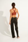 JOSIE SEALAKE khaki velvet trousers