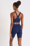 Short cycliste bleu marine PAMA WELLNESS