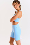 Short cycliste bleu ciel PAMA WELLNESS