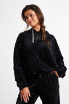 BRADLEY SEALAKE black velvet sweatshirt