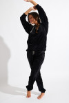 BRADLEY SEALAKE black velvet sweatshirt