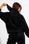 BRADLEY SEALAKE black velvet sweatshirt