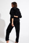 BRADLEY SEALAKE black velvet sweatshirt