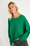 Maglione di lana verde FLOWN FREELANCE