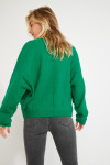 Maglione di lana verde FLOWN FREELANCE