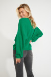 Maglione di lana verde FLOWN FREELANCE