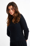 ODALIS GINGER long-sleeved black top