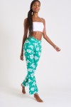 Noelo Islandgirl groene broek met bloemenprint