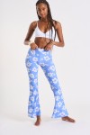 Pantaloni lilla stampa a fiori Noelo Islandgirl