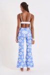 Noelo Islandgirl lila broek met bloemenprint