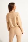 TELLA GINSKY beige sweatshirt