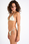 CRICOMASSA LIGHTNING bikini metallic zilver