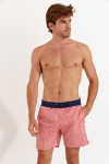 Men's MANLY BRADLEE red swim shorts