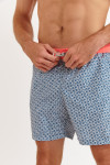 Short de bain homme à motifs bleu MANLY BRADLEE