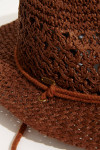 MEXWOOD HATSY brown straw hat