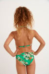 Girls' ACACIA KELEPO green floral bikini