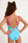 Girls' BALOO LOVELY coloured swimsuit