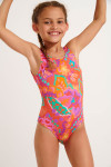 Girls' BALOO UMBALA print swimsuit