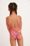 Girls' BALOO UMBALA print swimsuit