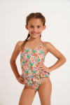 Girls' LEAFY DAISYDREAM floral swimsuit