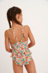 Girls' LEAFY DAISYDREAM floral swimsuit