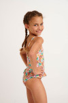 Girls' LEAFY DAISYDREAM floral swimsuit