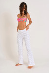 NAOLIA MAXIDAISY white crochet beach trousers