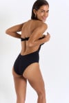 TWIST UNI black one piece swimsuit