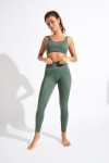 WELLNESS AETO khaki sport leggings