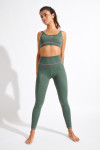 WELLNESS AETO khaki sport leggings