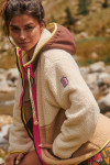 EAGLECREST ALIMI ecru bouclé jacket