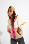 Chaqueta de rizo cruda EAGLECREST ALIMI