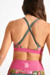 WLLSHINE BOWS khaki sports bra