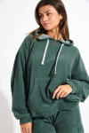 KEYSTONE BRADLEY oversized green sweatshirt