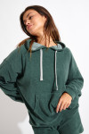 KEYSTONE BRADLEY oversized green sweatshirt