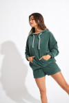 Sudadera oversize verde KEYSTONE BRADLEY