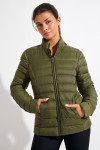 CAMROSE DURHAM women's khaki padded jacket